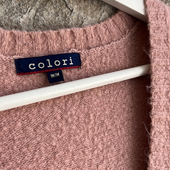 Colori pink short sleeve sweater - Picture 2 of 5